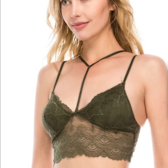 Other - ❌SOLD❌ Long Lace Strappy Bralette